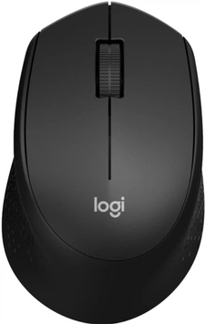Беспроводная простая компьютерная мышь Logitech M330 Silent Wireless Black для работы 526199354 фото