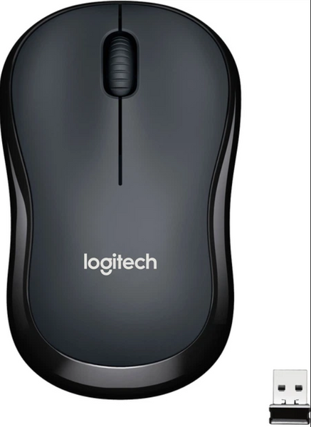 Беспроводная простая компьютерная мышь Logitech M220 Silent Wireless Black для работы 514778929 фото
