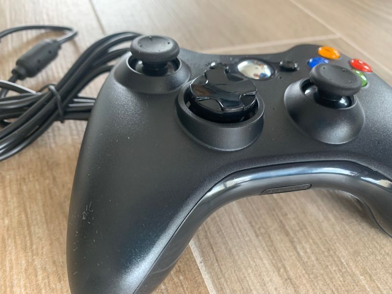 Дротовий геймпад джойстик контролер PC360 для комп'ютера в стилі Xbox 360 у чорному кольорі AdlerGame (8223-80) 370593330 фото