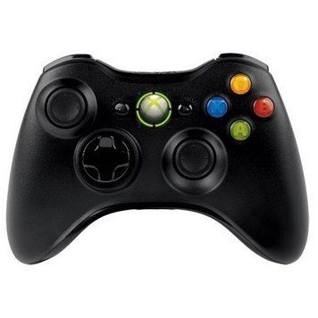 Беспроводной геймпад джойстик контроллер для Xbox 360 в черном цвете на батарейках AdlerGame (63-457) 379676436 фото